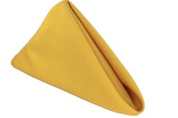 mustard yellow napkin